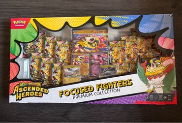 Pokemon cards focused fighters premium collection ascended heroes