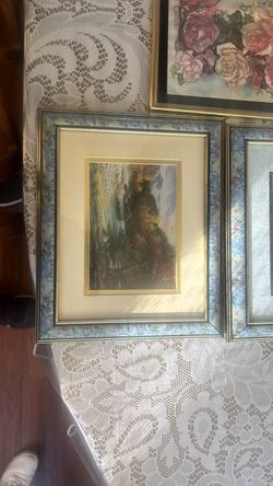 Framed decorative art paint