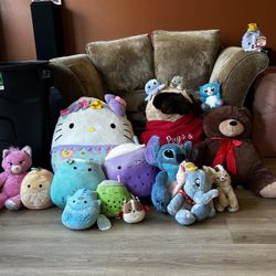 Hello Kitty, Stitch, Dumbo, Boba Stuffed Animals & MORE