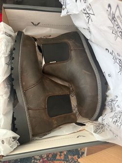 Wolverine slip in steel toe boots