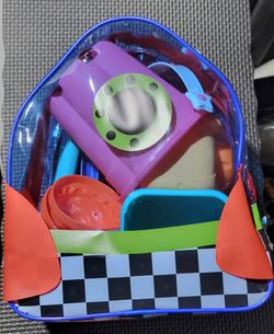 Sand Toy Rocket Backpack $5 (One Available)