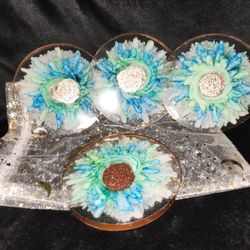 Resin Coasters - Unique Gift - Stocking Stuffer