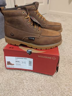 Wolverine Floorhand Moc Work Boots Size 10.5 EW