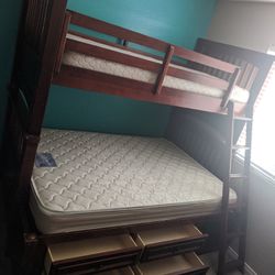 Wooden Bunk Bed 