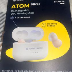 ATOM PRO 2 Rechargeable OTC hearing AIDS