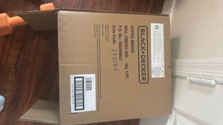 Black and Decker coffee maker - never used