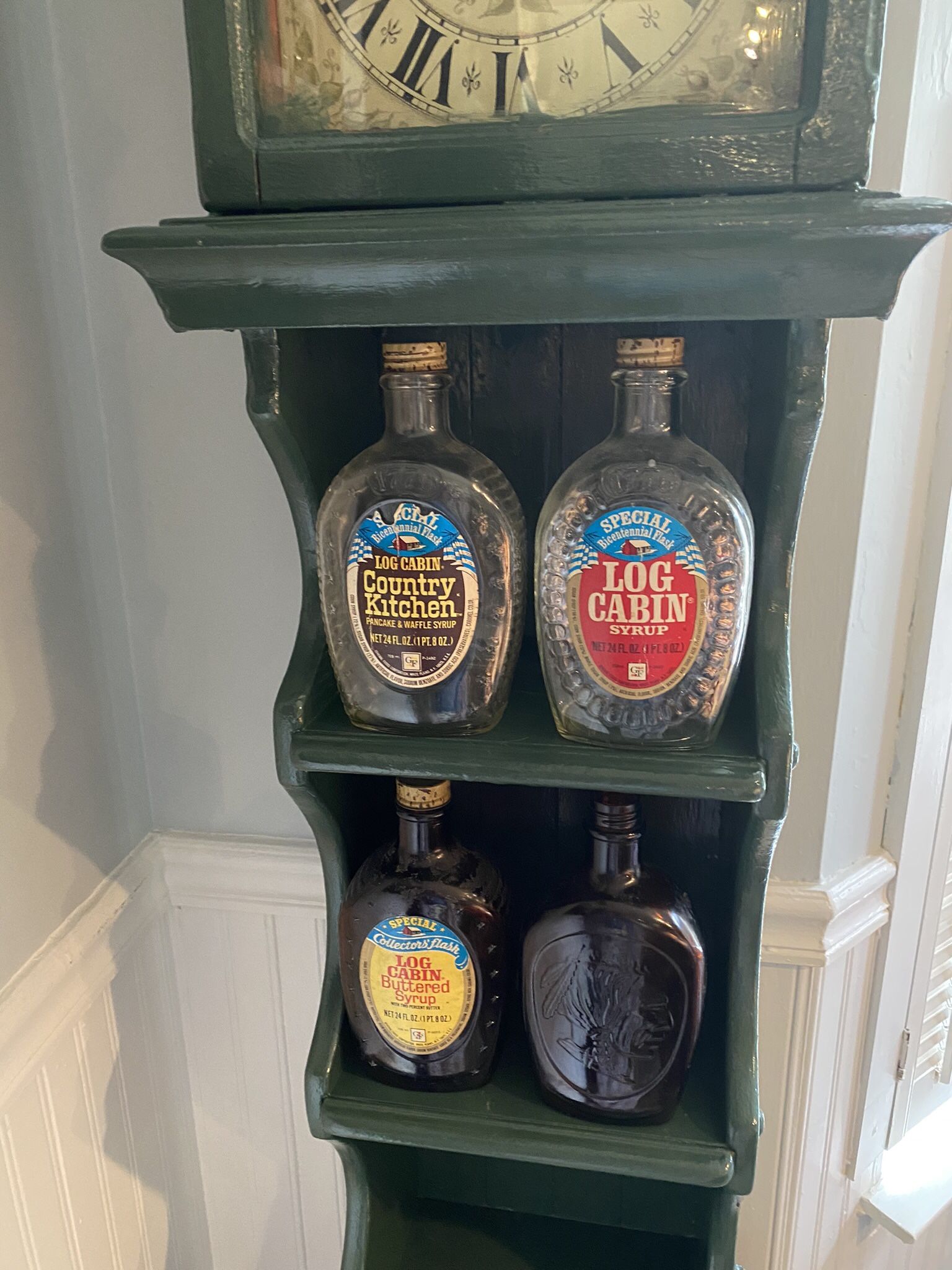 Vintage and Collectable Log Cabin Maple Syrup Bottles