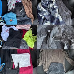 Bag of Used Women’s Clothes (S/M) (Tops, Dresses, Pants, Workout, Accessories, Jackets & More)