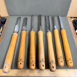 Buck Bros. 7pc Wood Turning Chisel Set