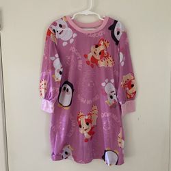 Girls Pink Adopt Me Dress Pajamas - Pijamas Size 6 - Used / Great Condition  