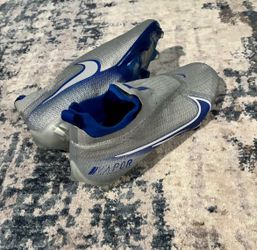 Nike Vapor 360 Elite Football Cleats – Silver/Blue – Men’s US 11