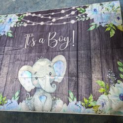 It's A Boy Banner And Decorations 