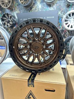 Arena 20x9 8x180 gmc 2500 3500 bronze with black lip