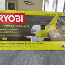 Ryobi 3 1/4 Portable Hand Planer