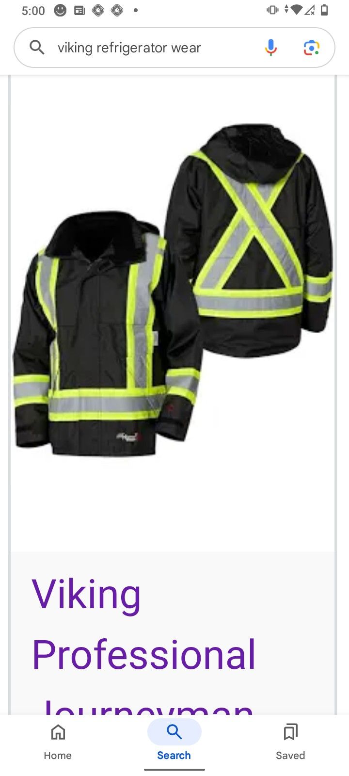 Viking Mens Handyman Waterproof Class 1 Hi-vis-7-in-1 Hooded Rain Jacket