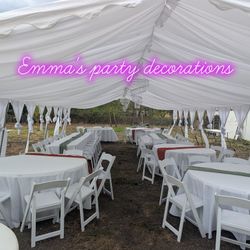 Carpas, Con Telas, Mesas Y Sillas, Decoración Y Mas 