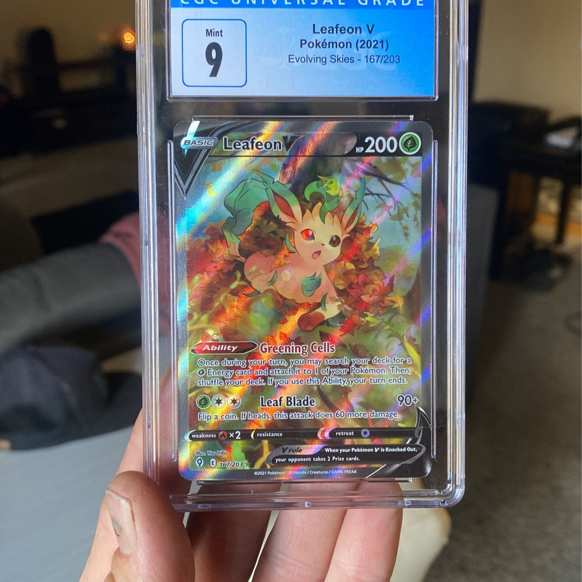 Pokémon Leafeon V Alternate full art