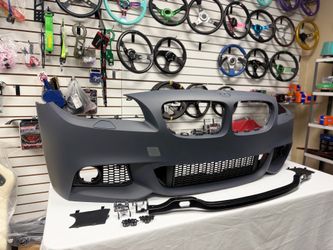 Fits 11-16 BMW 5-Series F10 M-Tech Style Front Bumper Cover Conversion Fog Cover