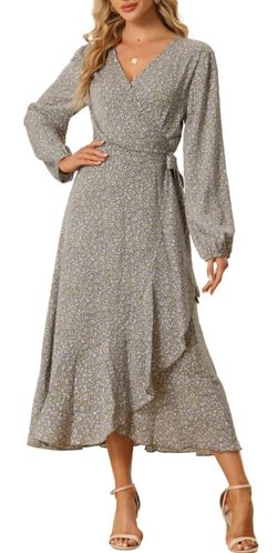 Allegra K Wrap Dress