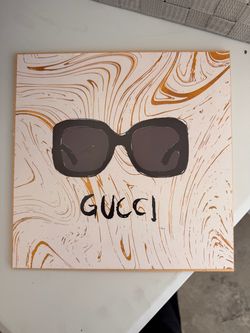 Gucci Sunglasses Pop Art Canvas Painting
