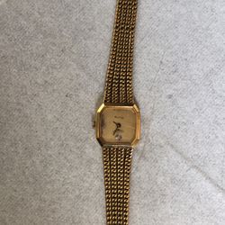 Vintage Ladies Longines 5 Juvels Real Diamond Works Perfect Gold Plated 