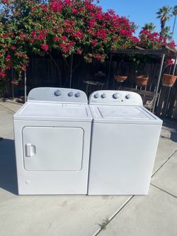 whirlpoolwasher and dryer gas heavy duty super capacity good condition delivery and installation available