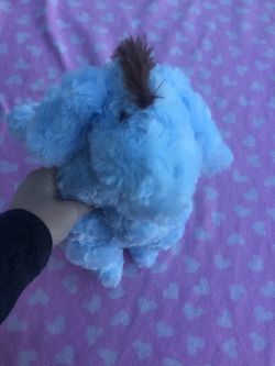 Disney Winnie the Pooh baby soft blue retire plush classic