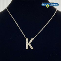 Tiffany & Co Diamond And Platinum Necklace 