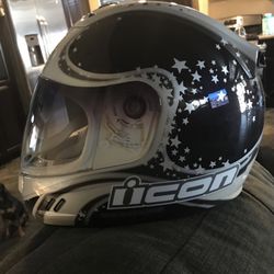 Icon Helmet Like New Size Small