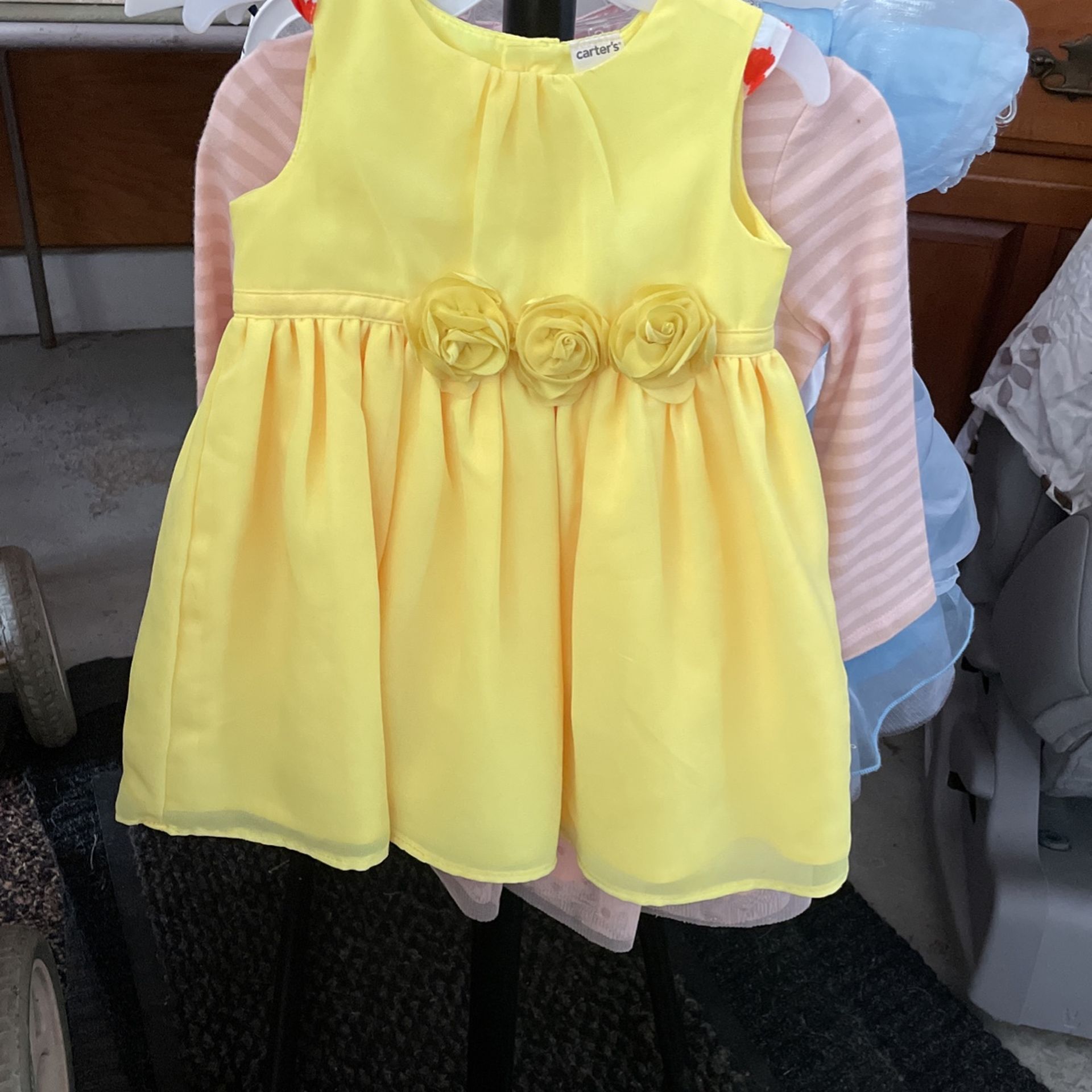 Nine months dressy yellow dress