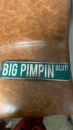 Big pimpin blvd wall decor