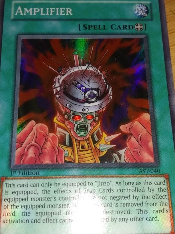 YUGIOH Amplifier 1ST EDITION HOLO