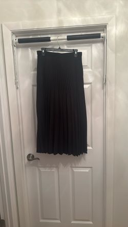 Black Pleated Skirt