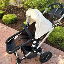 Bugaboo Chameleon Stroller With Bassinet , Beige And Brown