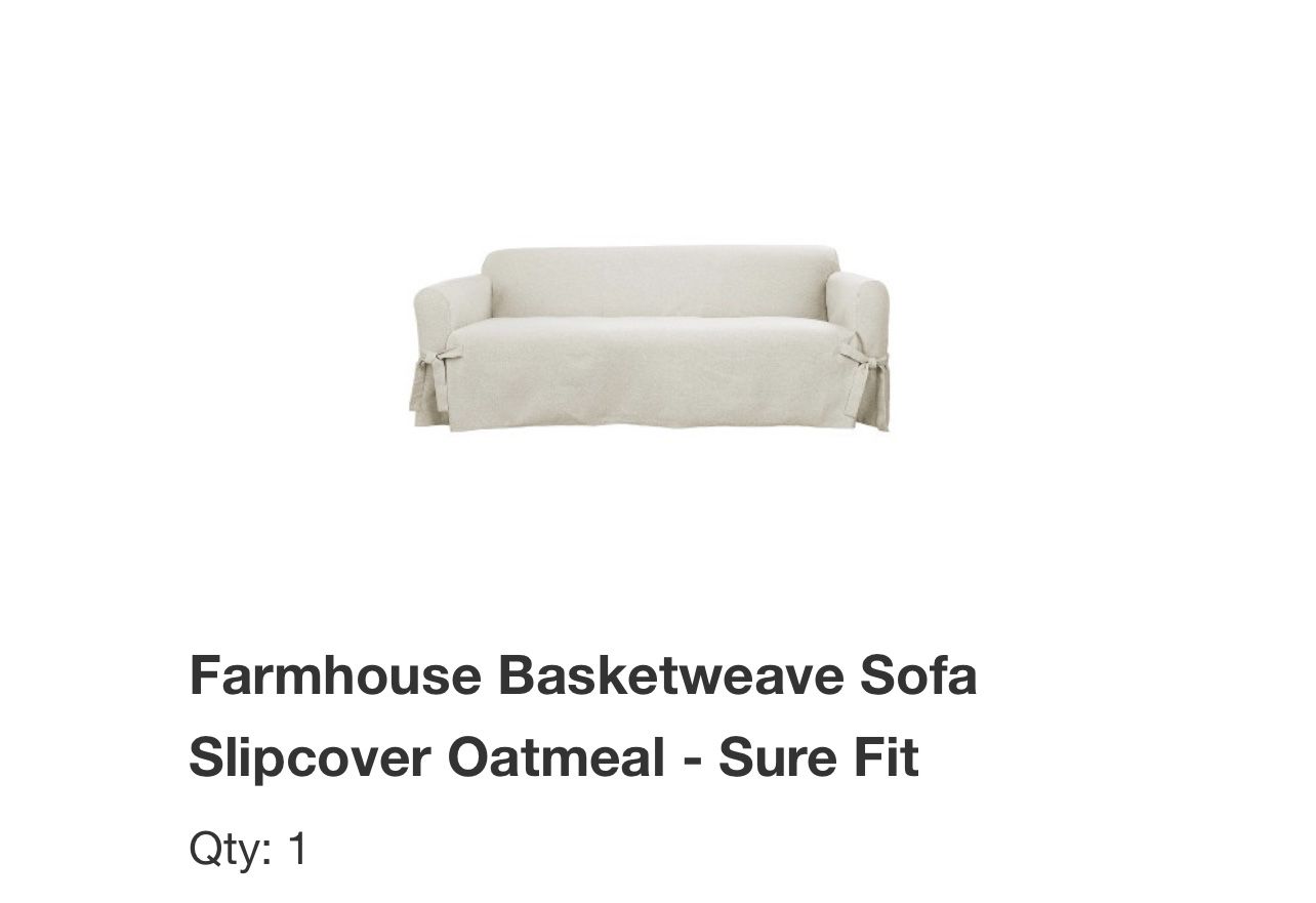 Farmhouse Sofa Slipcover Sure Fit