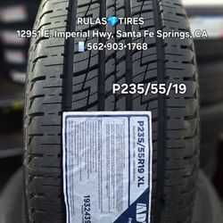 P235/55/19 ADVANTA TIRES •Brand new tires / Llantas nuevas ¤ DM 📞 for a Quote. 