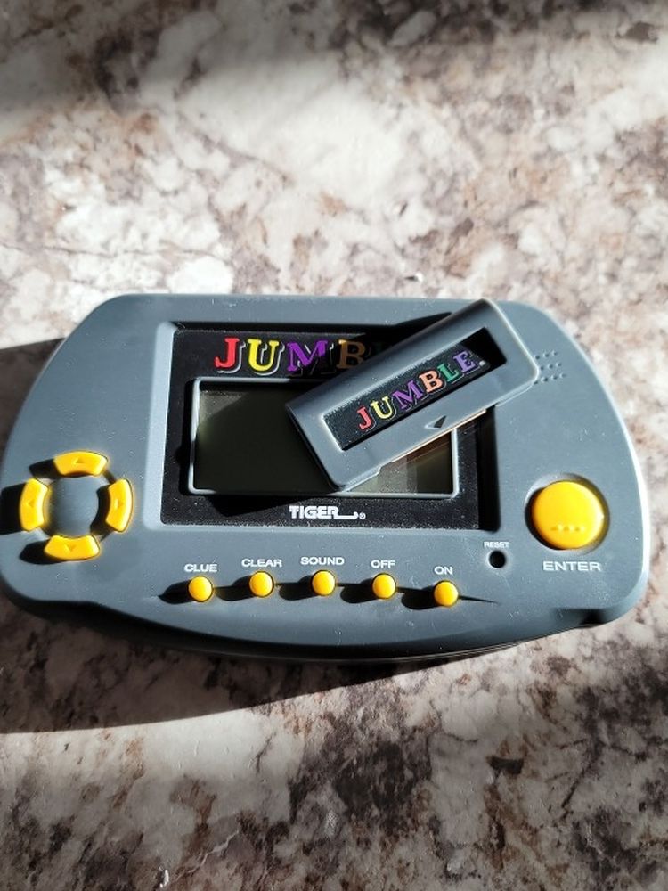 Tiger Jumble Hand Held Game