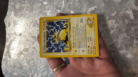 Lt. Surge's Electabuzz Pokémon Trading Card