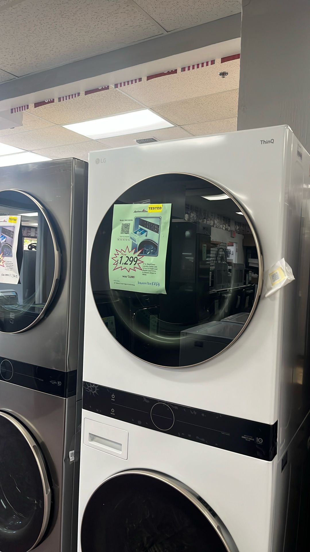 Washer And Dryer Stackable 27” Inches New Open Box
