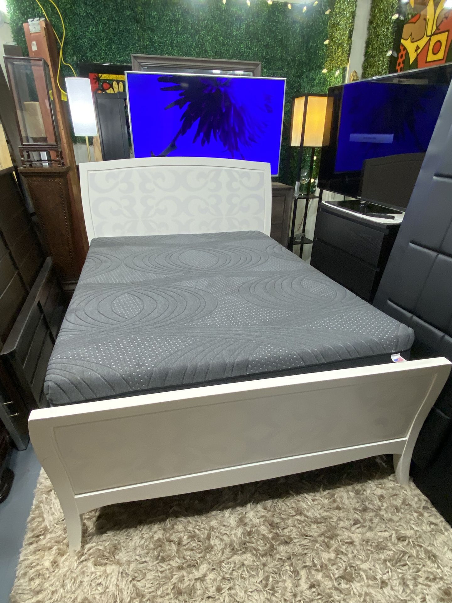 Full Bed Frame And Mattress