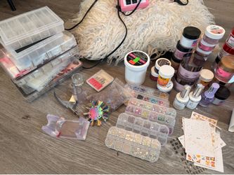 Nail salon set nails equipment