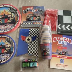 Race Car Party Supplies With Race Car Game