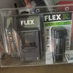 FLEX FX0111 24V 2.5Ah Lithium-Ion Cordless Battery 160W FX0411 Charger Kit