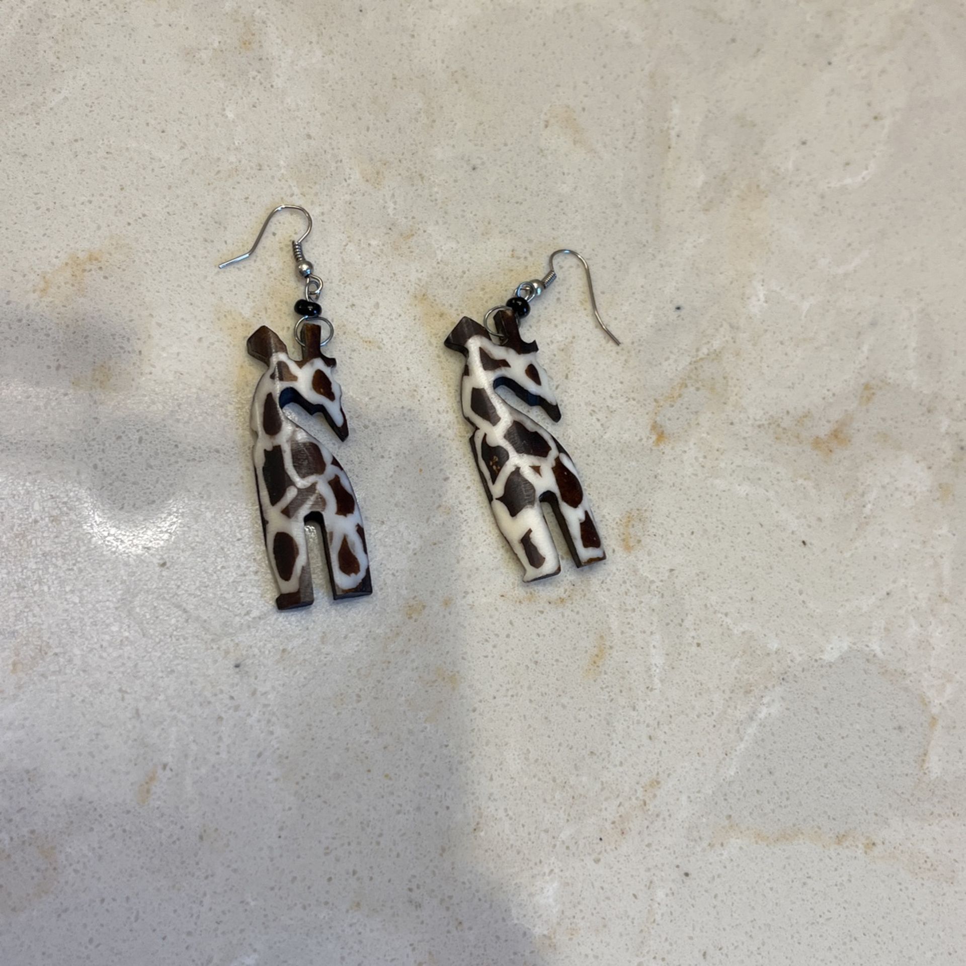 African Earrings Giraffes