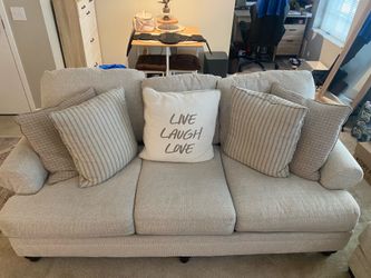 Sofa bed and loveseat