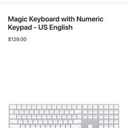 Magic Keyboard with Numeric Keypad