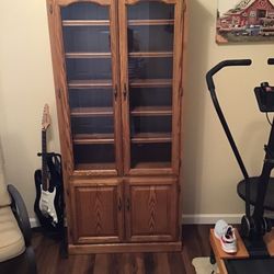 Solid Oak Cabinet 