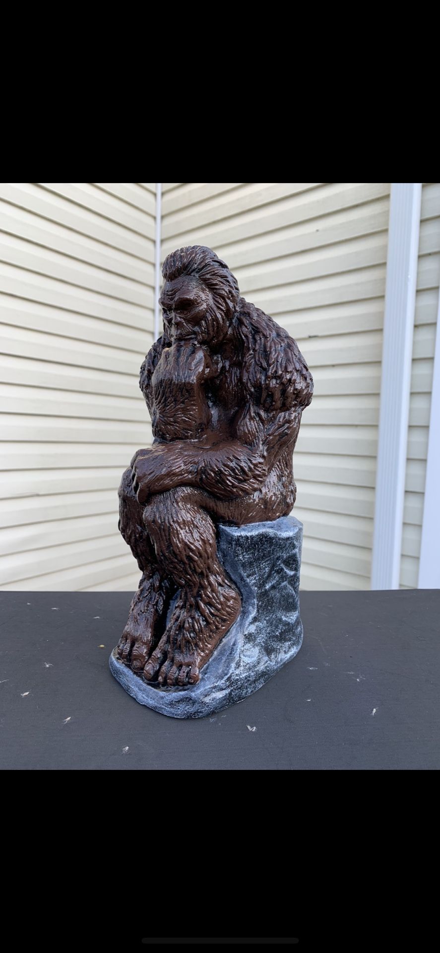 Bigfoot Thinker Statue