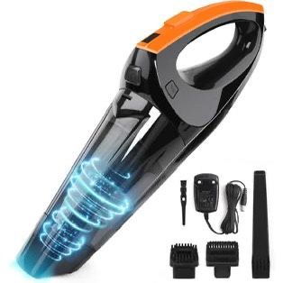 VACPOWER Handheld Vacuum Cleaner Cordless, Portable Hand Vacuum Powered By Li-Ion Battery Rechargeable Quick Charge Tech