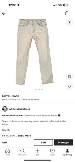 Levi Strauss Jeans Size 33